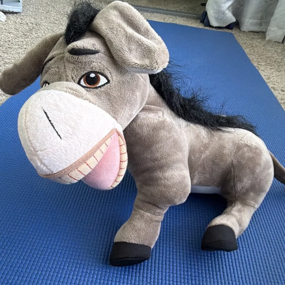 Beverly Hills Teddy Bear Co Shrek Donkey Stuffed Animal Washable 2004 MPN